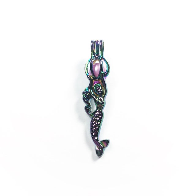 Rainbow Metal Pearl Cages Rainbow Mermaid Pearls